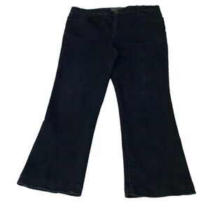 Gloria Vanderbilt Jeans, Size 14, Dark Wash Blue Denim